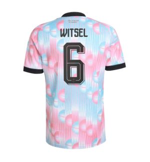 België Axel Witsel #6 Uit tenue WK 2026 Korte Mouw Voetbalshirt België Axel Witsel #6 Uit tenue WK 2026 Korte Mouw Voetbalshirt
