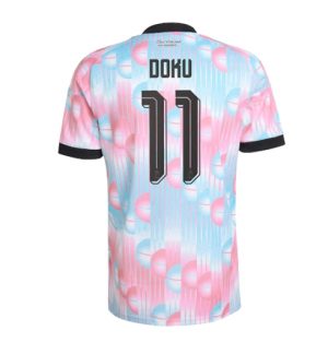 België Jeremy Doku #11 Uit tenue WK 2026 Korte Mouw Voetbalshirt België Jeremy Doku #11 Uit tenue WK 2026 Korte Mouw Voetbalshirt
