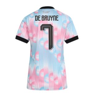 België Kevin De Bruyne #7 Uit tenue Dames WK 2026 Korte Mouw Voetbalshirt België Kevin De Bruyne #7 Uit tenue Dames WK 2026 Korte Mouw Voetbalshirt