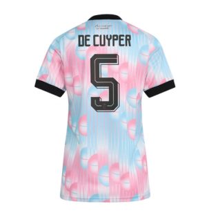 België Maxim De Cuyper #5 Uit tenue Dames WK 2026 Korte Mouw Voetbalshirt