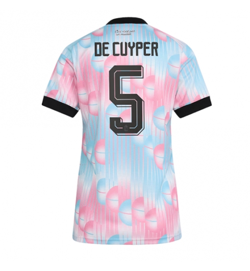 België Maxim De Cuyper #5 Uit tenue Dames WK 2026 Korte Mouw Voetbalshirt België Maxim De Cuyper #5 Uit tenue Dames WK 2026 Korte Mouw Voetbalshirt