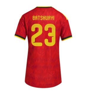 België Michy Batshuayi #23 Thuis tenue Dames WK 2026 Korte Mouw Voetbalshirt België Michy Batshuayi #23 Thuis tenue Dames WK 2026 Korte Mouw Voetbalshirt
