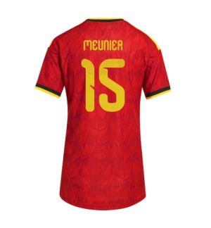 België Thomas Meunier #15 Thuis tenue Dames WK 2026 Korte Mouw Voetbalshirt België Thomas Meunier #15 Thuis tenue Dames WK 2026 Korte Mouw Voetbalshirt