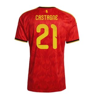 België Timothy Castagne #21 Thuis tenue WK 2026 Korte Mouw Voetbalshirt