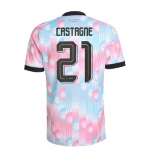 België Timothy Castagne #21 Uit tenue WK 2026 Korte Mouw Voetbalshirt