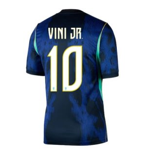 Brazilië Vinicius Junior #10 Uit tenue WK 2026 Korte Mouw Voetbalshirt