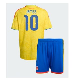 Colombia James Rodriguez #10 Thuis tenue Kids WK 2026 Voetbalshirt + Shorts Set