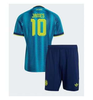 Colombia James Rodriguez #10 Uit tenue Kids WK 2026 Voetbalshirt + Shorts Set