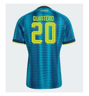 Colombia Juan Fernando Quintero #20 Uit tenue WK 2026 Korte Mouw Voetbalshirt
