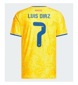 Colombia Luis Diaz #7 Thuis tenue WK 2026 Korte Mouw Voetbalshirt
