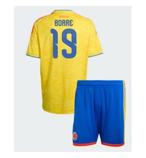 Colombia Rafael Santos Borre #19 Thuis tenue Kids WK 2026 Voetbalshirt + Shorts Set