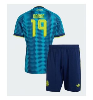 Colombia Rafael Santos Borre #19 Uit tenue Kids WK 2026 Voetbalshirt + Shorts Set