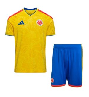 Colombia Thuis tenue Kids WK 2026 Voetbalshirt + Shorts Set