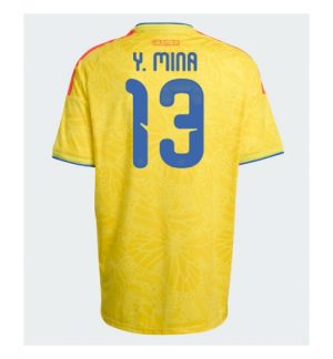 Colombia Yerry Mina #13 Thuis tenue WK 2026 Korte Mouw Voetbalshirt