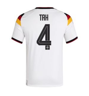 Duitsland Jonathan Tah #4 Thuis tenue WK 2026 Korte Mouw Voetbalshirt
