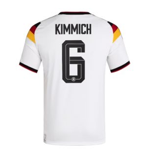 Duitsland Joshua Kimmich #6 Thuis tenue WK 2026 Korte Mouw Voetbalshirt Duitsland Joshua Kimmich #6 Thuis tenue WK 2026 Korte Mouw Voetbalshirt