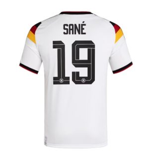 Duitsland Leroy Sane #19 Thuis tenue WK 2026 Korte Mouw Voetbalshirt Duitsland Leroy Sane #19 Thuis tenue WK 2026 Korte Mouw Voetbalshirt