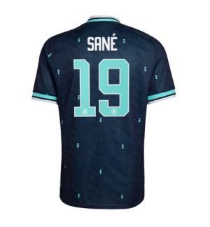 Duitsland Leroy Sane #19 Uit tenue WK 2026 Korte Mouw Voetbalshirt Duitsland Leroy Sane #19 Uit tenue WK 2026 Korte Mouw Voetbalshirt