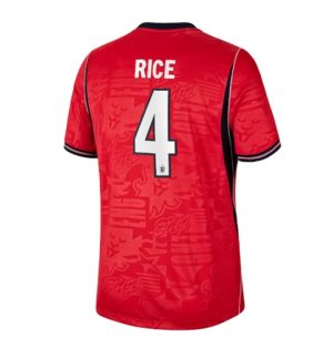 Engeland Declan Rice #4 Uit tenue WK 2026 Korte Mouw Voetbalshirt