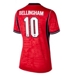 Engeland Jude Bellingham #10 Uit tenue Dames WK 2026 Korte Mouw Voetbalshirt