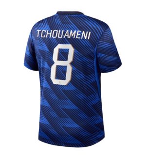 Frankrijk Aurelien Tchouameni #8 Thuis tenue WK 2026 Korte Mouw Voetbalshirt Frankrijk Aurelien Tchouameni #8 Thuis tenue WK 2026 Korte Mouw Voetbalshirt