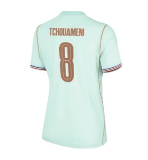 Frankrijk Aurelien Tchouameni #8 Uit tenue Dames WK 2026 Korte Mouw Voetbalshirt