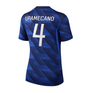 Frankrijk Dayot Upamecano #4 Thuis tenue Dames WK 2026 Korte Mouw Voetbalshirt