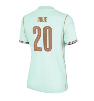 Frankrijk Desire Doue #20 Uit tenue Dames WK 2026 Korte Mouw Voetbalshirt