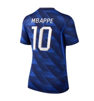 Frankrijk Kylian Mbappe #10 Thuis tenue Dames WK 2026 Korte Mouw Voetbalshirt