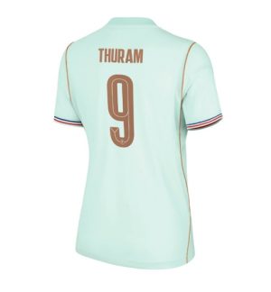 Frankrijk Marcus Thuram #9 Uit tenue Dames WK 2026 Korte Mouw Voetbalshirt