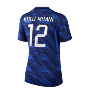 Frankrijk Randal Kolo Muani #12 Thuis tenue Dames WK 2026 Korte Mouw Voetbalshirt