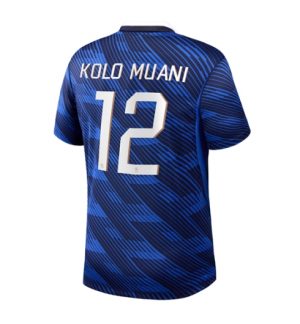 Frankrijk Randal Kolo Muani #12 Thuis tenue WK 2026 Korte Mouw Voetbalshirt Frankrijk Randal Kolo Muani #12 Thuis tenue WK 2026 Korte Mouw Voetbalshirt