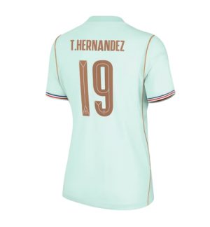 Frankrijk Theo Hernandez #19 Uit tenue Dames WK 2026 Korte Mouw Voetbalshirt