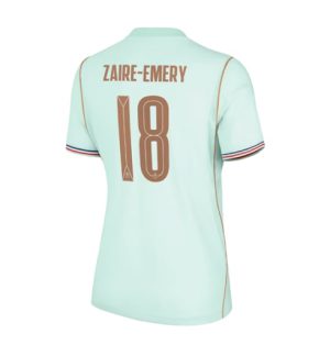 Frankrijk Warren Zaire-Emery #18 Uit tenue Dames WK 2026 Korte Mouw Voetbalshirt