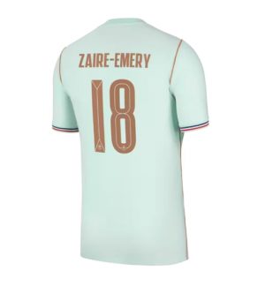 Frankrijk Warren Zaire-Emery #18 Uit tenue WK 2026 Korte Mouw Voetbalshirt