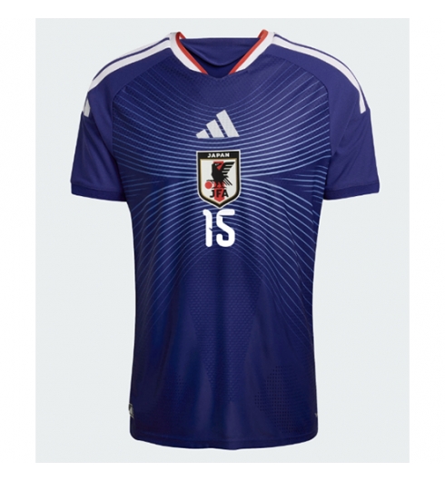 Japan Daichi Kamada #15 Thuis tenue WK 2026 Korte Mouw Voetbalshirt 2 Japan Daichi Kamada #15 Thuis tenue WK 2026 Korte Mouw Voetbalshirt 2