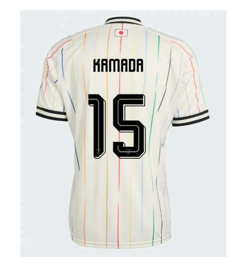 Japan Daichi Kamada #15 Uit tenue WK 2026 Korte Mouw Voetbalshirt Japan Daichi Kamada #15 Uit tenue WK 2026 Korte Mouw Voetbalshirt