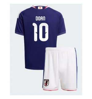 Japan Ritsu Doan #10 Thuis tenue Kids WK 2026 Voetbalshirt + Shorts Set