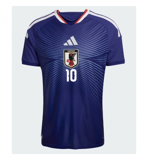Japan Ritsu Doan #10 Thuis tenue WK 2026 Korte Mouw Voetbalshirt 2 Japan Ritsu Doan #10 Thuis tenue WK 2026 Korte Mouw Voetbalshirt 2