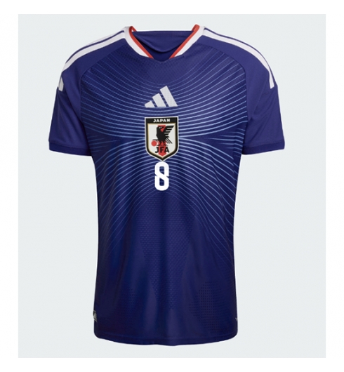 Japan Takumi Minamino #8 Thuis tenue WK 2026 Korte Mouw Voetbalshirt 2 Japan Takumi Minamino #8 Thuis tenue WK 2026 Korte Mouw Voetbalshirt 2