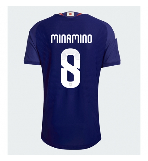 Japan Takumi Minamino #8 Thuis tenue WK 2026 Korte Mouw Voetbalshirt Japan Takumi Minamino #8 Thuis tenue WK 2026 Korte Mouw Voetbalshirt