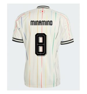 Japan Takumi Minamino #8 Uit tenue WK 2026 Korte Mouw Voetbalshirt