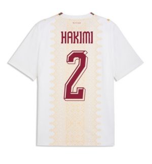 Marokko Achraf Hakimi #2 Uit tenue WK 2026 Korte Mouw Voetbalshirt