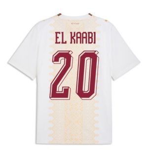 Marokko Ayoub El Kaabi #20 Uit tenue WK 2026 Korte Mouw Voetbalshirt