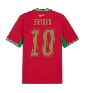 Marokko Brahim Diaz #10 Thuis tenue WK 2026 Korte Mouw Voetbalshirt