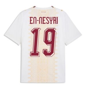 Marokko Youssef En-Nesyri #19 Uit tenue WK 2026 Korte Mouw Voetbalshirt