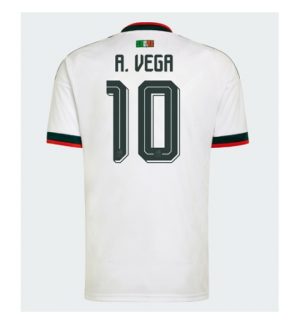 Mexico Alexis Vega #10 Uit tenue WK 2026 Korte Mouw Voetbalshirt