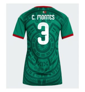 Mexico Cesar Montes #3 Thuis tenue Dames WK 2026 Korte Mouw Voetbalshirt