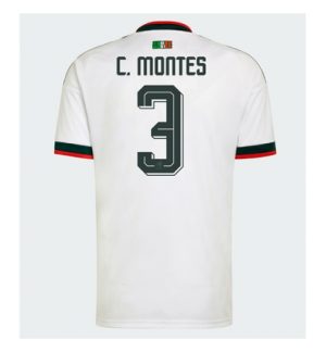 Mexico Cesar Montes #3 Uit tenue WK 2026 Korte Mouw Voetbalshirt