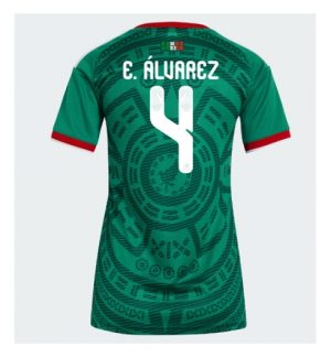 Mexico Edson Alvarez #4 Thuis tenue Dames WK 2026 Korte Mouw Voetbalshirt